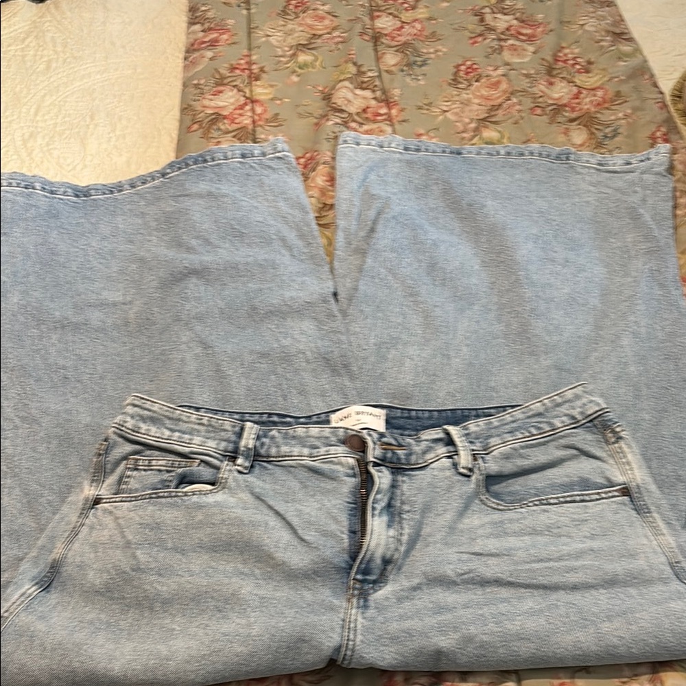 Lane Bryant Classic Wide Leg Blue Jeans